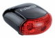 FA 25 N Fanalino BRN 3 led 3 funzioni posteriore NERO  (2 batterie BA 05 incluse)